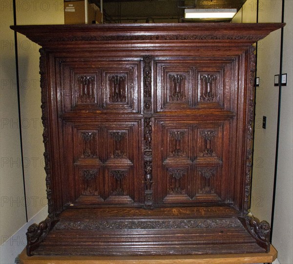 Wardrobe (Kast), c. 1580-1600. Netherlands, 16th century. Oak; overall: 170.8 x 193 x 89 cm (67 1/4 x 76 x 35 1/16 in.).