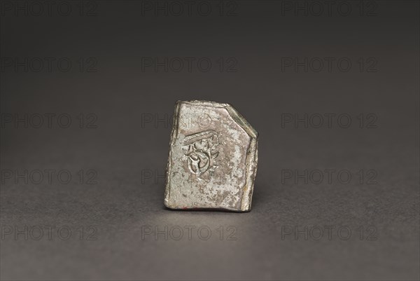 Punch-Marked Coin, 400-300 BC. India, Rajasthan, Maurya Period (322-185 BC). Silver; overall: 1.4 x 1.2 cm (9/16 x 1/2 in.).