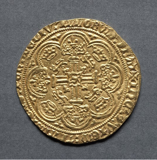 Noble (reverse), 1399-1412. England, Henry IV, 1399-1413. Gold