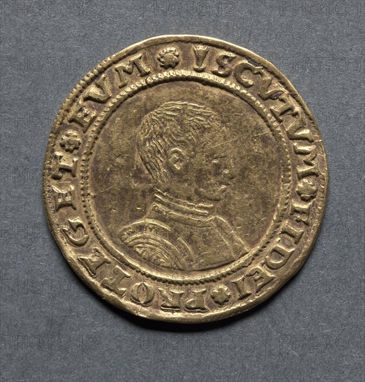 Half Sovereign (obverse), 1549-1550. England, Edward VI, 1547-1553. Gold