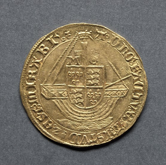 Angel (reverse), 1553-1554. England, Mary, 1553-1554. Gold