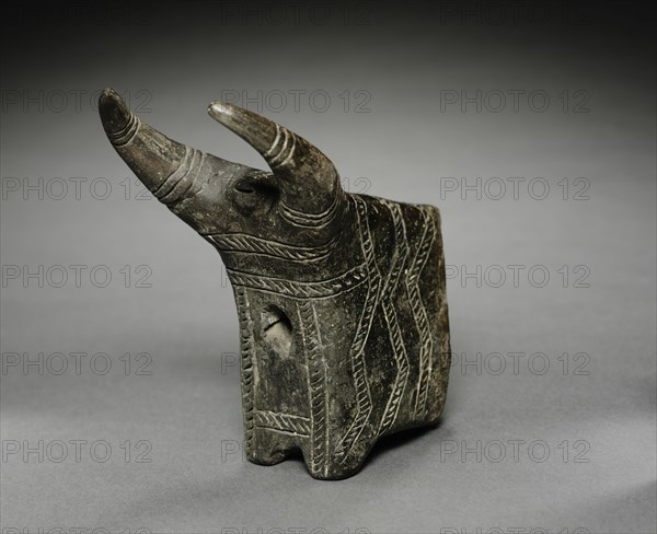 Bull Protome, 2nd millennium BC. Cyprus, 2nd millennium BC. Terracotta; overall: 13.2 cm (5 3/16 in.).