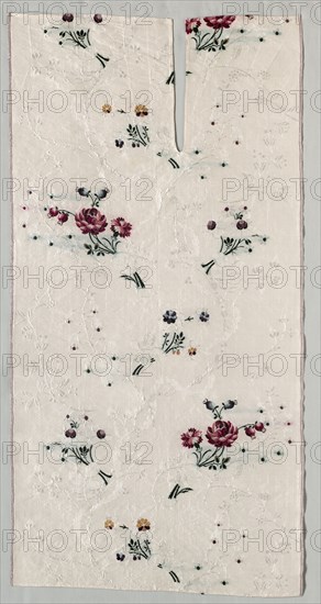 Length of Silk Brocade, 1756. England, Spitalfields, 18th century. Silk; overall: 102 x 50.5 cm (40 3/16 x 19 7/8 in.)
