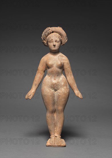 Fertility Goddess, 100s. Pakistan, Gandhara, reportedly Charsada, early Kushan Period (1st century-320). Terracotta; height: 26.7 cm (10 1/2 in.).