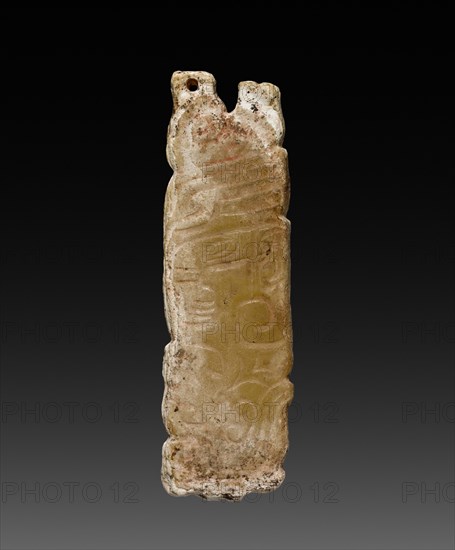 Plaque, c. 10th Century BC. China, Western Zhou dynasty (c. 1046-771 BC). Calcite; overall: 3 cm (1 3/16 in.).