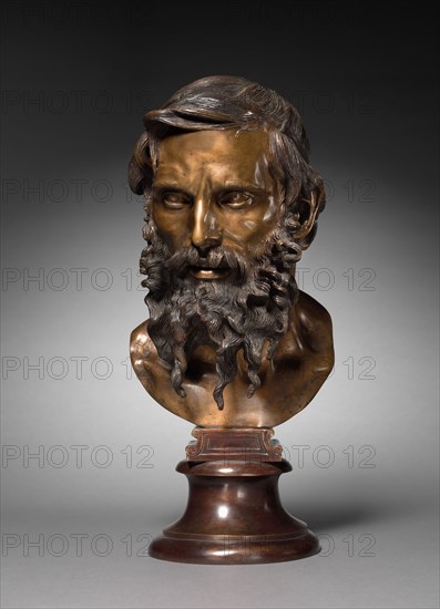 Head of a Philosopher, 1883. Vincenzo Gemito (Italian, 1852-1929). Bronze; overall: 50.2 cm (19 3/4 in.)