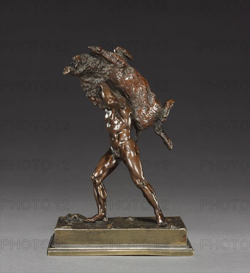 Hercules Carrying the Erymanthean Boar, c. 1820-1830. Antoine-Louis ...