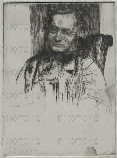 Edwin Edwards, 1861. Alphonse Legros (French, 1837-1911). Drypoint