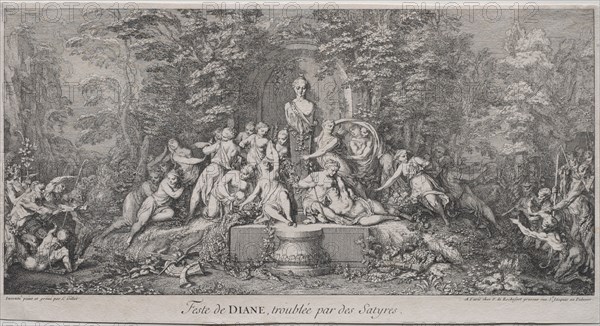 The Four Festivals. Claude Gillot (French, 1673-1722). Etching and engraving