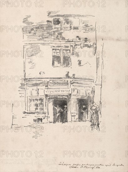 The Clockmakers, Paimpol, 1893. James McNeill Whistler (American, 1834-1903). Lithograph