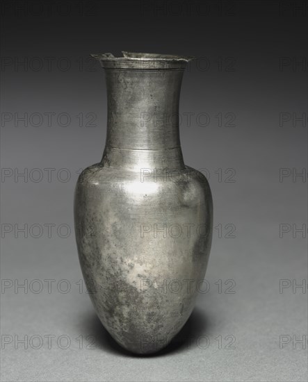 Amphoriskos, 2nd-1st Century BC. Greece, late Hellenistic period. Silver; overall: 11.7 cm (4 5/8 in.).