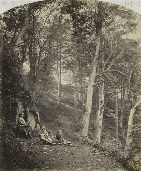 A Path Through a Wood, c. 1860. Major Francis Gresley (British). Albumen print from wet collodion negative; image: 29.5 x 24.1 cm (11 5/8 x 9 1/2 in.); matted: 50.8 x 40.6 cm (20 x 16 in.)