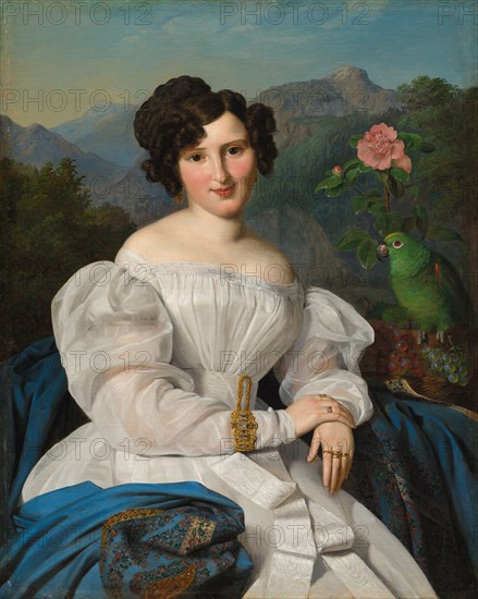 Countess Széchenyi, 1828. Ferdinand Georg Waldmüller (Austrian, 1793-1865). Oil on fabric; framed: 121.5 x 102 x 10.5 cm (47 13/16 x 40 3/16 x 4 1/8 in.); unframed: 97.8 x 78.5 cm (38 1/2 x 30 7/8 in.)