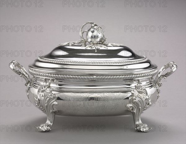 Tureen, 1753. Edward Wakelin (British, 1784). Silver; overall: 24.3 x 40.4 x 22.8 cm (9 9/16 x 15 7/8 x 9 in.).