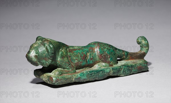 Lioness, c. 2100 BC. Sumerian, Iraq, c. 2100 BC. Copper alloy, lost-wax cast; overall: 4.2 x 3.1 x 13.3 cm (1 5/8 x 1 1/4 x 5 1/4 in.).