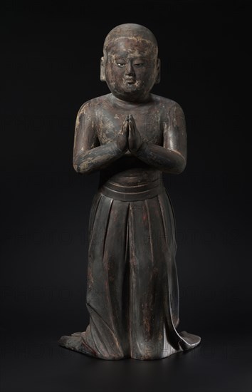 Shotoku Taishi at Age Two, early 1300s. Japan, Kamakura Period (1185-1333). Wood with lacquer, color, and rock-crystal inlaid eyes; overall: 68.6 cm (27 in.).
