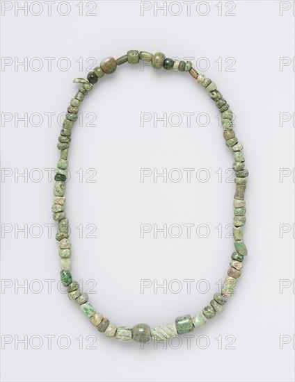 Beads, before 1519. Mesoamerica, Pre-Columbian. Polished green stone; overall: 63 cm (24 13/16 in.).