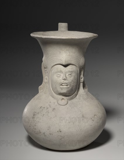 Figural Vessel, c. 500-150 BC. Mexico, Oaxaca, Zapotec. Earthenware; overall: 28.9 x 20.6 x 21.9 cm (11 3/8 x 8 1/8 x 8 5/8 in.).