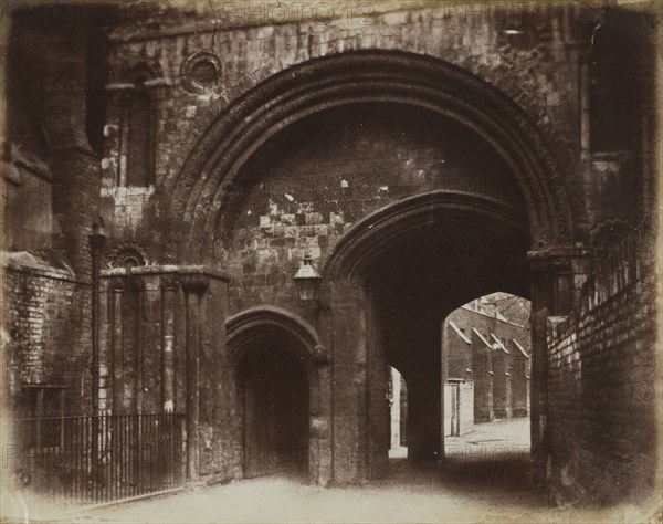 Canterbury, c. 1853. Robert Henry Cheney (British, 1800-1866). Albumen print from calotype; image: 17.9 x 22.6 cm (7 1/16 x 8 7/8 in.); matted: 40.6 x 50.8 cm (16 x 20 in.)