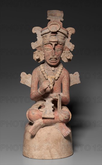 Artisan, 250-600. Guatemala, Petén region, Maya style (250-900), Maya style (250-900). Earthenware with colored slips; overall: 59 x 26 x 22 cm (23 1/4 x 10 1/4 x 8 11/16 in.).