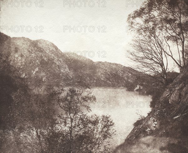 Loch Katrine, 1844. William Henry Fox Talbot (British, 1800-1877). Salted paper print from calotype negative; image: 17.1 x 21 cm (6 3/4 x 8 1/4 in.); paper: 18.4 x 22.5 cm (7 1/4 x 8 7/8 in.); matted: 35.6 x 45.7 cm (14 x 18 in.)