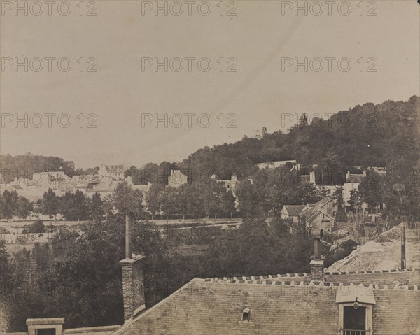The Royal Porcelain Factory at Sèvres, c. 1851-1852. Henri-Victor Regnault (French, 1810-1878). Salted paper print from calotype negative; image: 35.1 x 43.9 cm (13 13/16 x 17 5/16 in.); matted: 55.9 x 66 cm (22 x 26 in.)