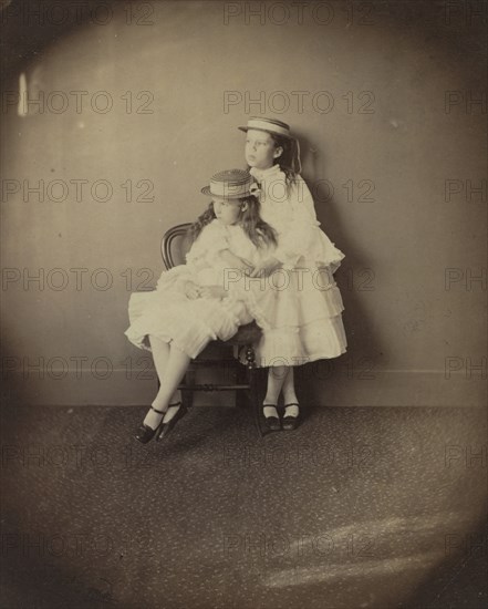 Julia and Ethel Arnold, 1872. Lewis Carroll (British, 1832-1898). Albumen print from wet collodion negative; image: 14.9 x 12.5 cm (5 7/8 x 4 15/16 in.); matted: 50.8 x 40.6 cm (20 x 16 in.)