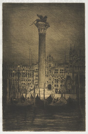 St. Mark's Piazza, 1910. Mortimer Menpes (British, 1860-1938). Etching; sheet: 51.7 x 34.3 cm (20 3/8 x 13 1/2 in.); platemark: 42.8 x 27.8 cm (16 7/8 x 10 15/16 in.).