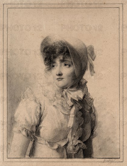 Portrait of Comtesse Starjinska, 1800s. Eugène Isabey (French, 1803-1886). Charcoal, black crayon, brush and grey wash, and graphite, heightened with traces of white gouache; framing lines in black crayon; image: 24.4 x 18.5 cm (9 5/8 x 7 5/16 in.); secondary support: 32.5 x 24.3 cm (12 13/16 x 9 9/16 in.).