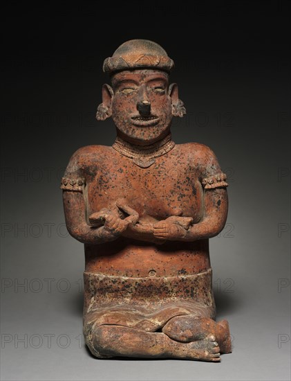 Female Seated Figure, 100 BC - 300 AD. Mexico, Nayarit, 1st century BC-4th century AD. Ceramic; average: 52.3 x 30.5 x 29.5 cm (20 9/16 x 12 x 11 5/8 in.).