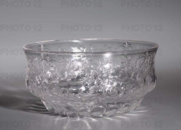 Bowl from a Place Setting, c. 1890-1920. Probably America, late 19th-early 20th century. Glass; overall: 6 x 12 cm (2 3/8 x 4 3/4 in.).