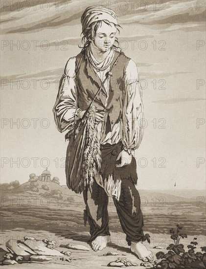 The Young Beggars, c. 1800. Karl Ludwig Bernhard Buchhorn (German, 1770-1856). Aquatint; sheet: 31 x 23.4 cm (12 3/16 x 9 3/16 in.); platemark: 25.1 x 19.5 cm (9 7/8 x 7 11/16 in.)