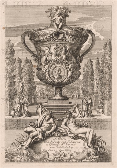 Decorative Urn, 1600s. Jean Le Pautre (French, 1618-1682). Etching; sheet: 26.8 x 19.1 cm (10 9/16 x 7 1/2 in.); platemark: 23 x 15.8 cm (9 1/16 x 6 1/4 in.)