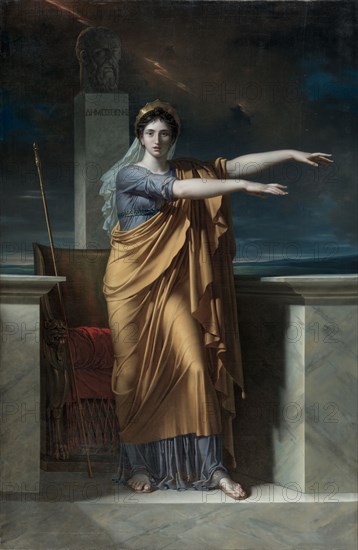 Polyhymnia, Muse of Eloquence; Erato, Muse of Lyrical Poetry; Apollo, God of Light, Eloquence, Poetry and the Fine Arts with Urania, Muse of Astronomy; Calliope, Muse of Epic Poetry; Clio, Muse of History, 1800. Charles Meynier (French, 1768-1832). Oil on canvas; overall: 275 x 177 cm (108 1/4 x 69 11/16 in.)