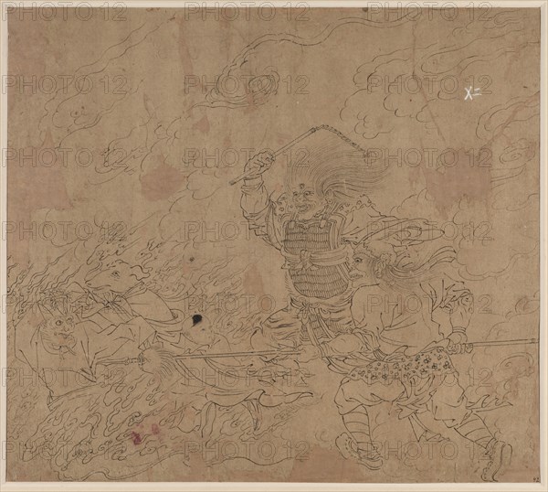 Album of Daoist and Buddhist Themes: Search the Mountain: Leaf 42, 1200s. China, Southern Song dynasty (1127-1279). Album, ink on paper (fifty leaves); sheet: 34.2 x 38.3 cm (13 7/16 x 15 1/16 in.).