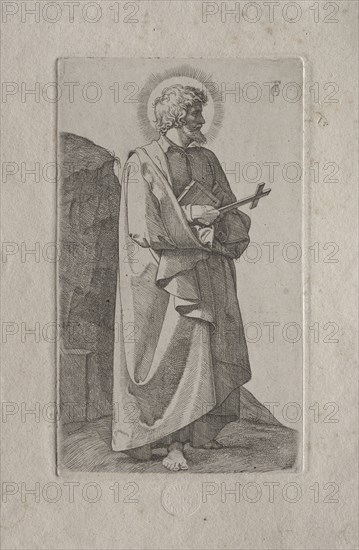St. Philip Neri, 1826. Johann Friedrich Overbeck (German, 1789-1869), Carl Schulze. Etching; sheet: 19.9 x 13.6 cm (7 13/16 x 5 3/8 in.); platemark: 14.1 x 8.3 cm (5 9/16 x 3 1/4 in.)