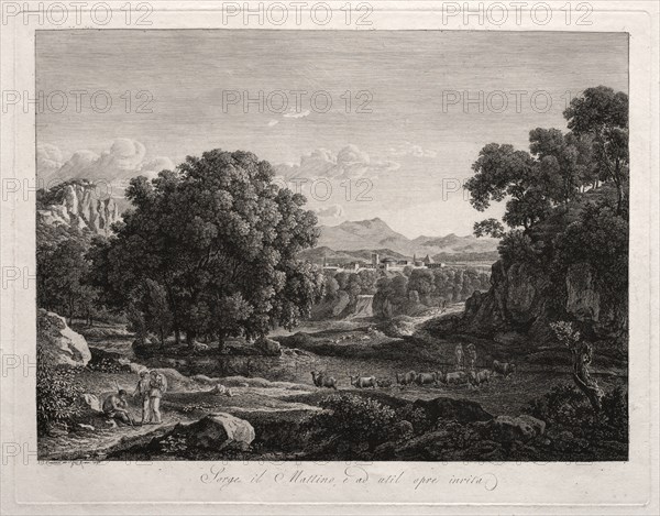 Heroic Landscape, 1795. Johann Christian Reinhart (German, 1761-1847). Etching; sheet: 42.9 x 53.8 cm (16 7/8 x 21 3/16 in.)