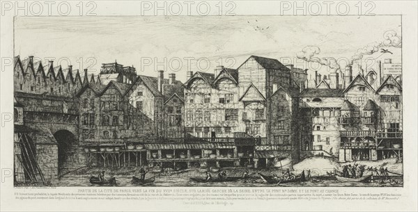 Part of the City of Paris at the End of the Seventeenth Century, 1861. Charles Meryon (French, 1821-1868). Etching; sheet: 32.5 x 48.2 cm (12 13/16 x 19 in.); platemark: 15 x 32.3 cm (5 7/8 x 12 11/16 in.)