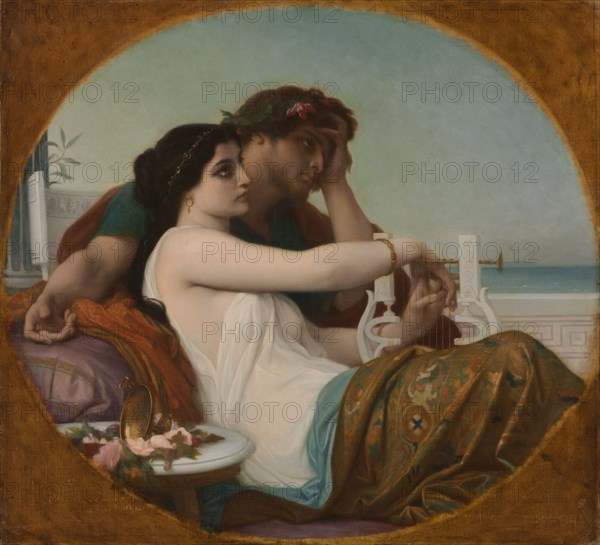 Algae and Boniface, c. 1857. Alexandre Cabanel (French, 1823-1889). Oil on canvas; unframed: 62.2 x 68 cm (24 1/2 x 26 3/4 in.)