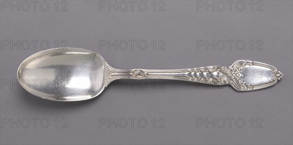 Table Spoon (Pattern "Broom Corn"), c. 1890. Tiffany and Company (American). Silver; overall: 21.9 x 4.5 cm (8 5/8 x 1 3/4 in.).