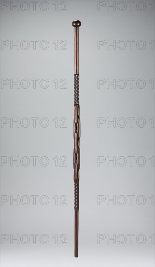 Prestige Staff, 1800s-1900s. South Africa, Tsonga or Zulu people, 19th or 20th century. Wood; overall: 116.8 cm (46 in.)