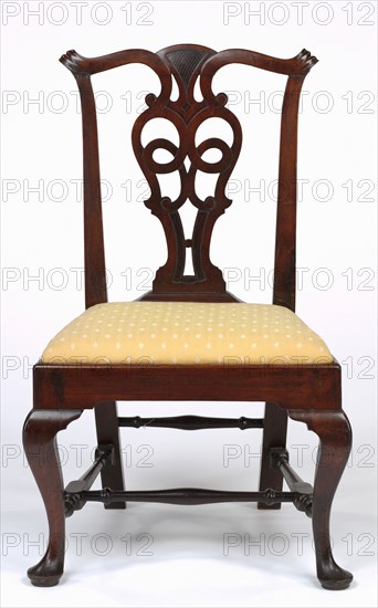 Side Chair, c. 1775-1790. John Townsend (American, 1732-1809). Mahogany; overall: 39 x 24 x 18 cm (15 3/8 x 9 7/16 x 7 1/16 in.).