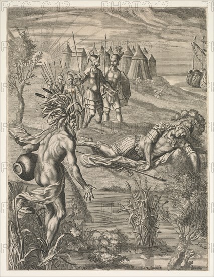 Aeneid, 1658. After Francis Cleyn (German, 1582-1658), Pierre Lombart (French, 1612-1682). Engraving; sheet: 25.6 x 19.6 cm (10 1/16 x 7 11/16 in.); image: 25.6 x 19.6 cm (10 1/16 x 7 11/16 in.).