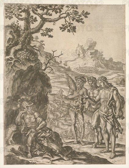 Aeneid, 1658. After Francis Cleyn (German, 1582-1658), Pierre Lombart (French, 1612-1682). Engraving; sheet: 25.8 x 19.8 cm (10 3/16 x 7 13/16 in.); image: 25.8 x 19.8 cm (10 3/16 x 7 13/16 in.)