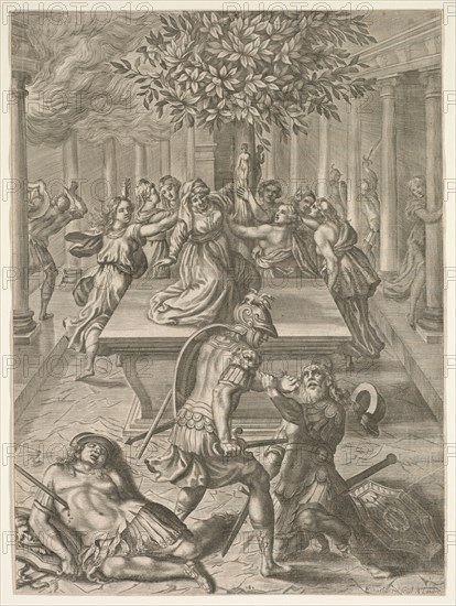 Aeneid, 1658. After Francis Cleyn (German, 1582-1658), Pierre Lombart (French, 1612-1682). Engraving; sheet: 25.8 x 19 cm (10 3/16 x 7 1/2 in.); image: 25.8 x 19 cm (10 3/16 x 7 1/2 in.).