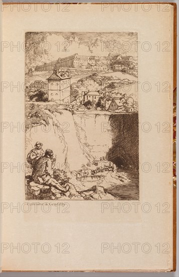 Catalogue de L'Exposition de August Lepère: Carrière à Gentilly, 1908. Auguste Louis Lepère (French, 1849-1918). Etching, from leather-bound volume containing two etchings and one lithograph ; sheet: 26.3 x 17.5 cm (10 3/8 x 6 7/8 in.); platemark: 18.8 x 11.5 cm (7 3/8 x 4 1/2 in.).