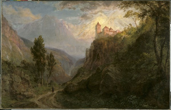 The Monastery of San Pedro (Our Lady of the Snows), 1879. Frederic Edwin Church (American, 1826-1900). Oil on canvas; unframed: 118.8 x 183.2 cm (46 3/4 x 72 1/8 in.).