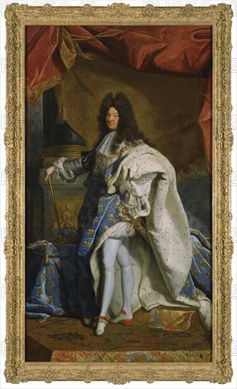 Portrait of Louis XIV; After Hyacinthe Rigaud, French, 1659 - 1743, after 1701; Oil on canvas; 289.6 × 159.1 cm