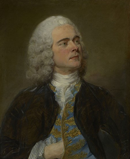 Charles-François Pinceloup de la Grange; Jean-Baptiste Perronneau, French, 1715 - 1783, 1747; Oil on canvas; 65.1 x 54.3 cm