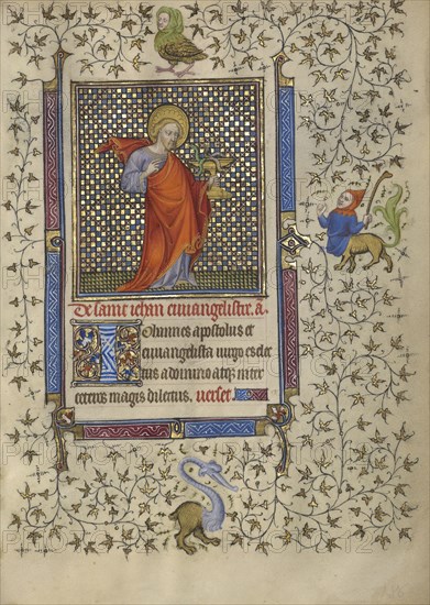 Saint John the Evangelist; Follower of the Egerton Master, French , Netherlandish, active about 1405 - 1420, Paris, France